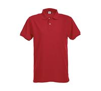Clique Men's Premium Polo Shirt, Red, Medium