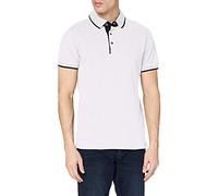 Clique Men's Seattle Polo Shirt, White (White/Dark Navy), XX-Large