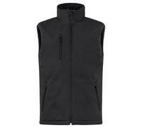 Clique Men's Softshell Padded Gilet in Black | Size: Medium Clique Black M
