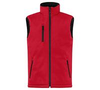 CliQue Mens Softshell Padded Gilet (L) (Red)