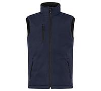 CliQue Mens Softshell Padded Gilet (M) (Dark Navy)