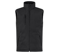 CliQue Mens Softshell Padded Gilet (XXL) (Black)