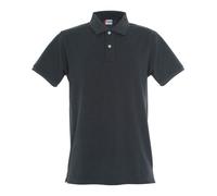Clique Premium Stretch Polo with Bartac Cross in Side Split