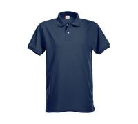 Clique Premium Stretch Polo with Bartac Cross in Side Split
