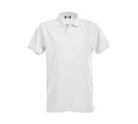 Clique Premium Stretch Polo with Bartac Cross in Side Split