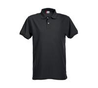 Clique Premium Stretch Polo with Bartac Cross in Side Split