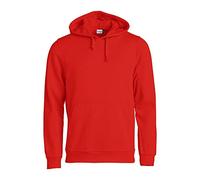 CliQue Unisex Adult Basic Hoodie (XS) (Red)