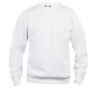 CliQue Unisex Adult Basic Round Neck Sweatshirt (S) (White)