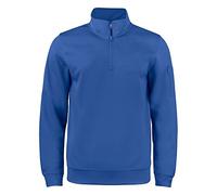 Clique - Unisex Basic Active Half Zip Half Zip Sweatshirt with Half Zip Polyester Wash-resistant for Hiking, Hiking, Travel, Leisure (Royal 3XL), Königsblau