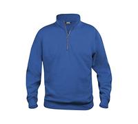 Clique Unisex Basic Half Zip Sweatshirt - Royal Blue (M)