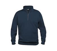 Clique Unisex Adult Basic Half Zip Sweatshirt (XL) (Dark Navy)