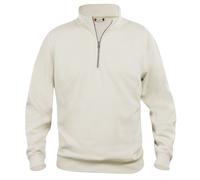 Clique Women's Basic Half Zip Sweatshirt in Light Khaki | Size: 2XL Clique Light Khaki 2XL