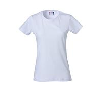 Clique Women's Basic Tee T-Shirt, White, 6 (Size: X-Small)