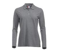Clique Classic Marion Polo Long Sleeve Grey S
