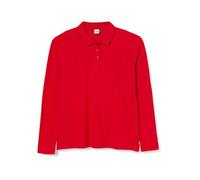CliQue Women's Clique Classic Long Sleeved Womens Marion Polo Shirt, Red, M UK