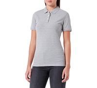 CliQue Women's Clique Premium Polo Shirt, Grey (Grey Melange), XXL UK