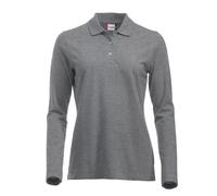 Clique Womens/Ladies Classic Marion Melange Long-Sleeved Polo Shirt UB716