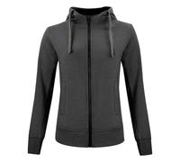 Clique Womens/Ladies Classic Melange Full Zip Hoodie UB639
