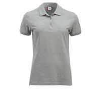 Clique Womens/Ladies Manhattan Melange Polo Shirt / S Grey UB829