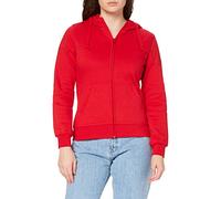 CliQue Women's Ladies Basic Full Zip Hoody Hoodie, Red, M UK