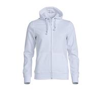CliQue Womens/Ladies Plain Full Zip Hoodie (M) (White)