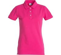 Premium Stretch Polo Shirt Clique Cerise S