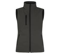 Clique Women's Softshell Panels Gilet in Dark Grey | Size: XL Clique Dark Grey XL