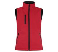 CliQue Womens/Ladies Softshell Panels Gilet (XL) (Red)