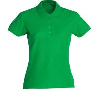 Clique Women's Plain Polo Shirt - Apple Green L