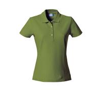 Clique Women's Plain Polo Shirt in Bright Green | Size: Medium Clique Bright Green M