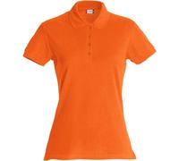 Clique Women's Plain Polo Shirt in Burnt Orange | Size: XL Clique Burnt Orange XL