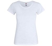 Clique Women's Slub T T-Shirt, White, L