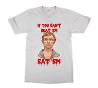 Cliquewear If You Can't Beat 'Em Eat 'Em T-Shirt (White, 5XL)