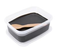 CLISPEED 1 Box of Black Herbal Moxibustion Mud for Abdomen Navel, Easy to Apply Plastic Body Mud for Health Care, Suitable for Both Female and Male