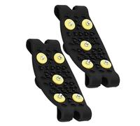 CLISPEED 1 Pair Anti Slip Traction Cleats Snow Cleats Five-tooth Design Cold-resistant Tpe Non-slip Spikes Winter Jogging Climbing Shoe Grips