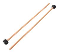 CLISPEED 1 Pair of Rubber Drum Mallets for Marimba and Percussion Instruments, Smooth with Proper Weight and Balance, Suitable for Tongue Drum Playing