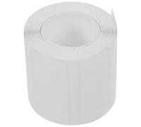 CLISPEED 1 Roll 320 Pieces White PVC Adhesive Sticker Multi-Function Bottle Label Leaves No Glue Residue Convenient to Stick and Remove for Classifying Seasonings and Housework