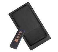 CLISPEED 1 Set Chinese Calligraphy Inkstone Inkslab with Ink Stick for Writing and Painting Lightweight Portable Design for Artists Calligraphy Enthusiasts