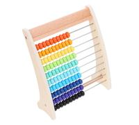 CLISPEED 1 set Educational Wooden Abacus Practical Math Learning Tool for Students Enhances Counting Skills Bead Calculation Frame for Birthdays Parent Interaction