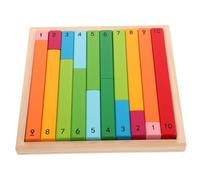 CLISPEED 1 Set Montessori Rods Math Teaching Tools for Early Education Promotes Logical Thinking Decimal Concepts for Kindergartens Learning Centers