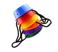 CLISPEED 1 Set Outdoor Balance Training Plum Pile for Fun Exercise Equipment for Garden and Playground Improves Balance Skills Design Bright Colors to Engage