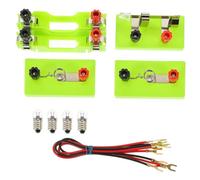 CLISPEED 1 Set Physics Experiment Kit Science Laboratory Accessories with Battery Holder for Electrical Circuits Compact and Portable Design for Home School Lab Use