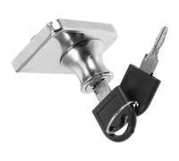 CLISPEED 1 Set Sliding Glass Door Lock High Security Ice Cream Freezer Lock for Showcase Display Compatible with Various Refrigerators Prevents Theft and