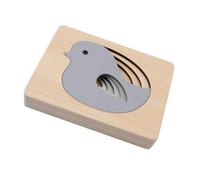 CLISPEED 1 Set Wooden Multi Layer Color Recognition Puzzle for Early Education Plaything for Imagination Creativity Development Safe Materials for Preschool Learning