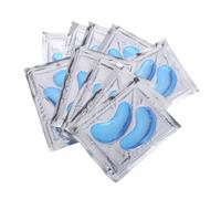 CLISPEED 10 Pairs Collagen Eye Masks for Dark Circles Puffiness Hydrating Under Eye Patches Convenient Individual Packaging for Nourishing Care for Travel the Go Use