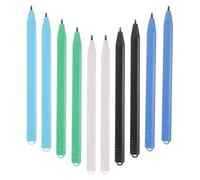 CLISPEED 10 Pcs Lcd Writing Tablet Stylus Pens with Plastic Fine Tip for Touchscreen Tablets, Drawing and Graffiti Use, Multi-color Set for Digital Note Taking and Sketching
