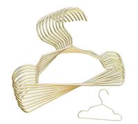 CLISPEED 10 Pcs Mini Metal Pet Clothes Hangers for Cats and Dogs Sturdy Nonslip Design Smooth Surface Space-saving Drying Rack for Pet Apparel Stylish and Closet Organizers