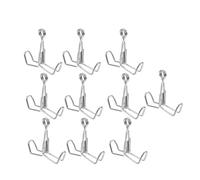 CLISPEED 10 Pcs Spring Clamps Water Flow Control Tube Clips Carbon Steel Strong Bite Force Prevent Leaking Laboratory Instrument Hose Clamps for School Teaching