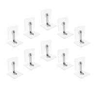 CLISPEED 10 Sets No Drill Furniture Anchors Proofing Cabinet Straps Anti-Tip Wall Mount for Bookshelf Dresser Safety in Home and Nursery