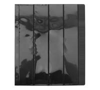 CLISPEED 10 Sheets Double Sided Stamp Collection Album Binder with Pvc Pages for Collectors, for Sharing with Friends and Home Display